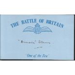 D Stones 79 sqdn. Battle of Britain pilot. Good condition