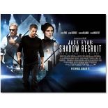 “Jack Ryan: Shadow Recruit” UK Quad Poster, kindly donated by Cineworld Good condition