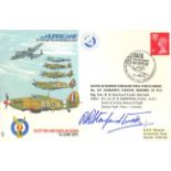 Hurricanes of the Battle of Britain flight cover signed by Battle of Britain ace Bob Stanford-