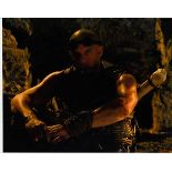 Vin Diesel 10x8 c photo of Vin from Riddick, signed by him at Guardians Of The Galaxy London
