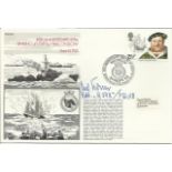 40th Anniversary of the sinking of U589 by HMS Onslow official navy cover. RNSC(3)19 variant by Hans