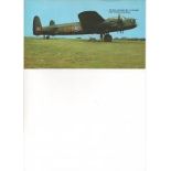 Flt Sgt Bill Townsend Captain “O for Orange” Lancaster ED 886 Dambuster’s Raid Signed Lancaster