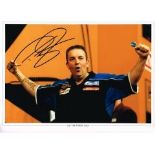 Phil 'The Power' Taylor Hand Signed 16 X 12 Photo Good Condition