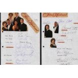 Multisigned Theatrical Casts collection 1 90+ autographs on 20 assorted A4 sheets signed by part and