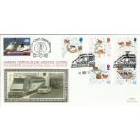 Benham official Channel Tunnel FDC CH0111 Christmas Chunnel 6/11/01. Good condition
