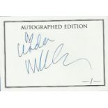 Linda McCartney autographed book. Hardback edition of Linda McCartney on Tour over 200 Meat-Free