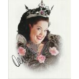 Lisa Riley signed colour 10x8 photo. Best known as Mandy Dingle in Emmerdale. Good condition