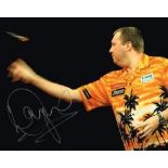 Wayne Mardle Darts Player Hand Signed 10 X 8 Good Condition