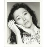 Cherie Lunghi signed 10x8 b/w photo. Good condition