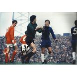 Peter Bonetti Chelsea Colour 12x8 Photo Signed. Good condition