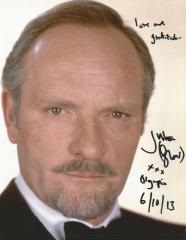 Julian Glover James Bond Villain Signed And Dated Superb Hand Signed 10 X 8 Good Condition