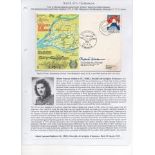 Hallowes GC MBE Signed RAFES Weerzien In De Biesbosch FDC. Only lady to receive the George Cross