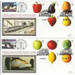 Benham official Channel Tunnel FDC CH0305 Fun Fruit & Veg C/Tunnel 25/3. Good condition