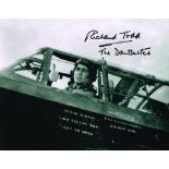 Richard Todd The Dambusters Has Added Film Title Hand Signed 10 X 8 Good Condition