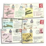 RAF Squadrons collection in RAF album. 30+ covers from the series includes 14 VIP signed covers some