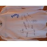 Leeds United 1972 Centenary Cup Final Shirt Hand Signed By 10 Clarke-Reaney-Charlton-Lorimer-