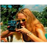 Heather Graham 10x8 c photo of Heather from Boogie Nights, signed by her in NYC Good condition
