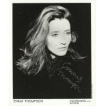 Emma Thompson signed 10x8 b/w photo. Good condition