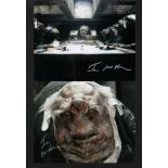 Ian Mcneice Hitchhikers Guide To The Galaxy Two 10x8 Photos Signed. Good condition