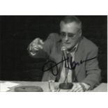 Dennis Hopper signed 6 x 4 b/w photo at press conference. Good condition