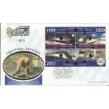 Benham official Channel Tunnel FDC FIRST26 10th Ann Service Tunnel 1/12/00. Good condition