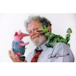 Peter Firmin Clangers , Bagpuss Ivor Engine Creator Hand Signed 12 X 8 Good Condition
