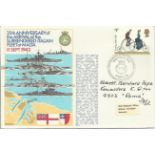 35th Anniversary of the Arrival of the Surrendered Italian Fleet at Malta official navy cover.