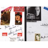 Multisigned Theatrical Casts collection 3 100+ autographs on 20 assorted A4 sheets signed by part