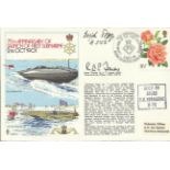 75th Anniversary of launch of First Submarine official navy cover. RNSC(2)1 variant by Hans