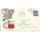 Bill Shankly signed cover. 1961 Europa first day cover with Windsor CDS postmark. Signed by