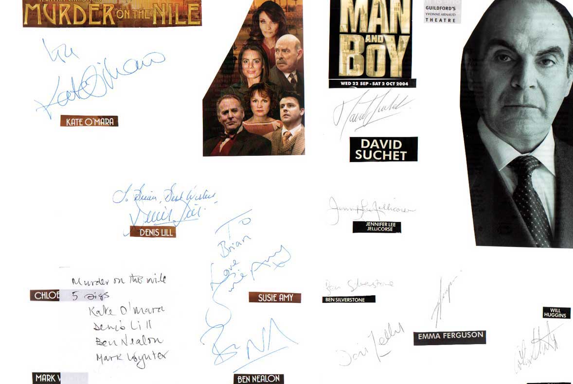 Multisigned Theatrical Casts collection 2 120+ autographs on 20 assorted A4 sheets signed by part