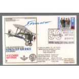 Gerhard Fieseler signed S9a 50th anniversary of the Kings Cup Air Race cover. Variant no 11 of 26.