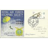 Airey Neave signed 1968 RAF Escaping Society cover, neat hand dress. Good condition £50-70