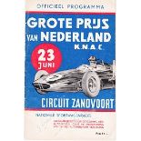 Jim Clarke & Graham Hill. An original program (complete) in good condition from the 1963 Dutch Gp