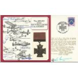 SEVEN Victoria Cross winners. The Award of the Victoria Cross to Airmen FDC dated 15th August 1984