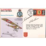 Gerhard Fieseler signed No 201 sqdn Guernsey’s own squadron cover. Variant by Hans Rossbach. No 3 of