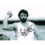 Geoff Capes British Olympian Hand Signed 10 X 8 photo. Good condition