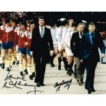 Tommy Docherty And Lawrie McMenemy Southampton V Man United 1976 Fa Cup Final Signed By Both