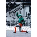 Bruce Grobbelaar Liverpool Fc Hand Signed 12 X 8 photo. Good condition