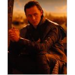 Tom Hiddleston 8x10 photo of Tom as Loki, signed by him in London. Good condition