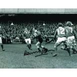 Barry John Welsh Rugby Legend Hand Signed 10 X 8 photo. Good condition