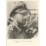 Siegfried Koitschka U616 signed 6 x 4 inch black and white portrait photo. Good condition