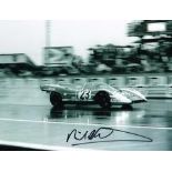 Richard Attwood Superb Hand Signed 10 X 8 photo. Good condition