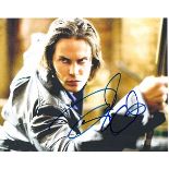 Taylor Kitsch 10x8 photo of Taylor from Wolverine, signed by him in NYC. Good condition