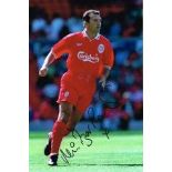 Neil 'Razor' Ruddock Liverpool Fc Hand Signed 12 X 8 photo. Good condition