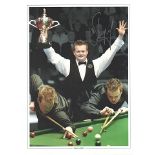 Shaun Murphy signed photo. 16" x 12" high quality colour montage photograph signed by snooker player