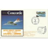 Concorde Atlanta-London First Flight dated 3rd October 1985 Good condition
