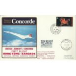 Concorde Hong Kong-Bangkok First Flight dated 4th March 1985 Good condition