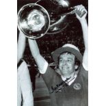 Liverpool 8x12 inch photo signed by Liverpool star Ian Callaghan