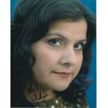 Eastenders 8x10 inch photo signed by actress Nina Wadia (Eastenders, Goodness Gracious Me)